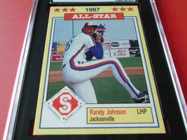 1987 Randy Johnson Rookie # 16 Southern League ALL-STARS Sgc 96 Mint - £31.96 GBP