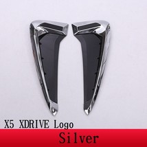 For  X5 F15 X5M F85 2014-2018 Xdrive  Logo M  Logo ABS Silver/Black car  gill si - £83.30 GBP