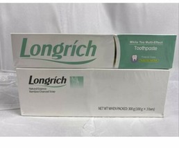 Longrich Bamboo Charcoal Brightening Black Soap + Longrich Toothpaste For Acne - £23.80 GBP