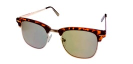 Kenneth Cole Reaction Mens Tort Gold Sunglass Soft Square Metal KC1330 52N - $22.49