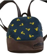 Pokemon Detective Pikachu Loungefly Mini Backpack Bag Zip Charm Multi-Co... - $51.21 CAD
