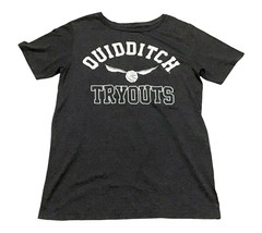 Harry Potter Womens Sz S Small Quidditch Tryouts Short Sleeve Tee Shirt Top - £10.61 GBP