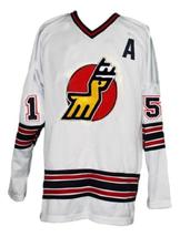 Any Name Number Michigan Stags Retro Hockey Jersey New White Curtis Any Size image 4