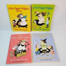 Lot of 4 Mrs. Piggle Wiggle Books PB by Betty MacDonald HELLO Farm MAGIC - £13.15 GBP