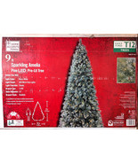 HOME ACCENTS HOLIDAY TG90M3ACDL16 9&#39; SPARKLING AMELIA 600CT PRE-LIT TREE... - $8,455.82 MXN