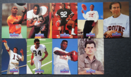 1991 Pro Line Portraits Cleveland Browns Team Set of 9 Football Cards - $8.00