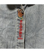 Vintage Scooby Doo Denim Button Up Shirt Warner Bros 1998 Kids Size Sm - $842.81 MXN