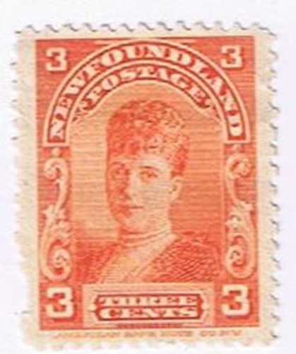 Stamp Newfoundland Canada #83 3 Cent Orange Queen Alexandra Used - $0.98