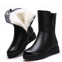 ZXRYXGS Brand Shoes Flat Non-slip In-tube Boots 2021 New Winter Women Boots Thic - £82.82 GBP