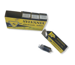 NOS Pack of 4 Sylvania Electronic Tubes 6BC5 6CE5 w/ Sylvania Order Card - $21.21