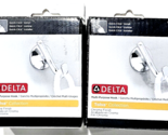 2 Pack Delta Tolva Collection Multi Purpose Hook Chrome Finish Tov35-pc - £28.83 GBP