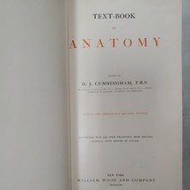 Text Book Of Anatomy by D J Cunningham 936 Wood Engravings 1906 - £39.57 GBP