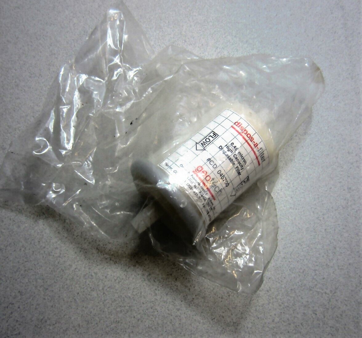 Geotech Dispos-A-Filter #GD 045700 .45 Micron New - $11.33
