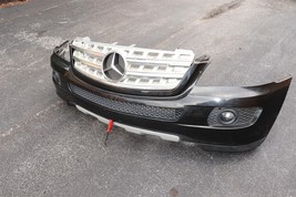 06-08 Mercedes w164 ML350 ML500 Front Bumper Cover W/ Fog Lights & Grill image 9