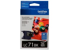 Brother Printer LC71BK Standard Yield Black Ink - £11.76 GBP