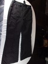 NWOT POLAR EDGE WATER RESISTANT WIND PROOF BLACK SNOW PANTS SIZE LARGE S... - $31.67