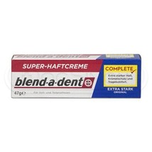 Blend-a-Dent Denture Super Adhesive Cream: STRONG - FREE SHIPPING - $12.86