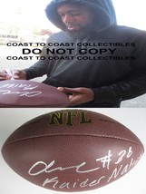 CLIVE WALFORD,OAKLAND RAIDERS,SIGNED,AUTOGRAPHED,NFL FOOTBALL,COA,WITH P... - £85.44 GBP