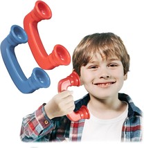 2 Pack Whisper Phones Speech Therapy Toys - Hear Myself Sound Phone Blue &amp;Red - £7.74 GBP