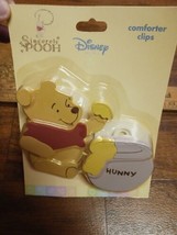 Disney&#39;s Winnie The Pooh Sincerely Poo Comforter Clips Brand New Rare Wi... - £9.34 GBP