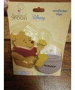 Disney&#39;s Winnie The Pooh Sincerely Poo Comforter Clips Brand New Rare Wi... - €10,26 EUR