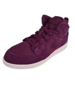 Nike Air Jordan Retro 1 Mid Bordeaux Shoes LITTLE KIDS 640734 625 Sneake... - £45.61 GBP