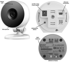 Alarm.com ADC-V521IR 1080P Indoor WiFi IP  Video Camera w/ Night Vision - £39.16 GBP