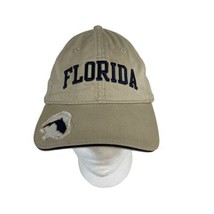 Vintage Souvenir Tan Florida Adjustable Strap Hat One Size Fits All Dad Golf Hat - £7.43 GBP