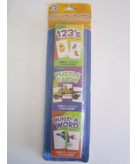 CHILDREN&#39;S EDUCATIONAL CARD GAMES (3) PUZZLE,123&#39;S,BUILD-A-WORD NEW! - £6.99 GBP