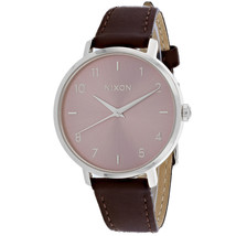 Nixon Women&#39;s Arrow Leather Pink Watch - A1091-2878 - £80.07 GBP