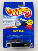Vintage Hot Wheels Blue BMW 850I Blue Card #255 Gold Ultra Hots - £5.19 GBP