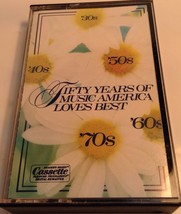 50 Years Of Music America Loves Best Tape Cassette 3 Pleasure Programmed Digital - $7.95