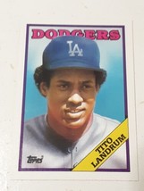 Tito Landrum Los Angeles Dodgers 1988 Topps Card #581 - £0.78 GBP