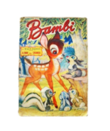 BAMBI Walt DISNEY ALBUM FIGURINE complete sticker album FHER Edition 1960s - $85.00