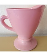 Vintage Hazel Atlas Ovide Pink Creamer Platonite Glass Very Pretty See P... - $15.96 CAD