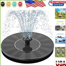 All-in-One 1W Solar Fountain with 160L/hr Flow &amp; 6 Spray Patterns for Ou... - $37.18 CAD