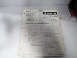 sanyo tv 91c83 service manual - £1.56 GBP