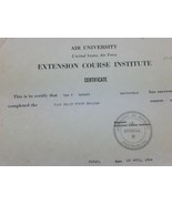 Vintage United States Air Force Extension Course Institute University 25484 - £11.81 GBP