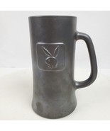 Vintage 1970 PLAYBOY Club Vintage Gray Beer Tankard Embossed Logo 6.5 In... - £8.55 GBP