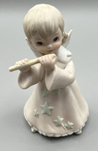 Figurine Lefton Angel Flute Wings The Christopher Collection &quot;Music&quot;  1982 - $12.65