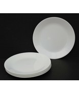 Set of 8 VTG Corelle Winter Frost Winter White 10.25&quot; USA Dinner Plates ... - £39.49 GBP