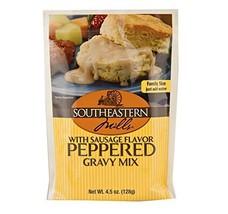 Southeastern Mills Old Fashioned Peppered Gravy Mix w/ Sausage Flavor, 4... - £10.50 GBP