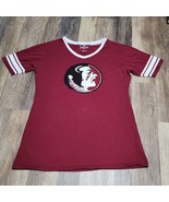 Florida State Seminoles Shirt Size L/XL Red 1555 Emerson Street Collegiate - £10.01 GBP