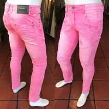 Men’s Skinny Pink Fashion Pants - £99.91 GBP