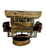 San Francisco Train Car Handmade C1960-70 MCM Antique Music Box Metalwor... - $82.27 CAD