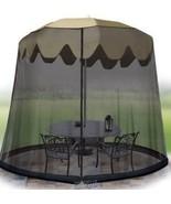 Ideaworks 11&#39; Umbrella Patio Deck Table Screen Cover Mosquito Bug Nettin... - $58.05 CAD
