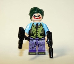 Minifigure Toy Joker With Uzi Batman Dark Knight Collection FAST SHIP - £5.39 GBP