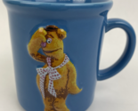 3D Blue Muppets Fozzie Bear Coffee Tea Mug 2002 Henson by The Encore Group - $23.75