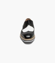 Stacy Adams Beaumont Wingtip Oxford Men's Shoes Black And White  25723-111 image 6