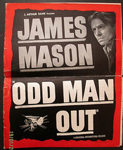 James Mason,Carol Reed:Director (Odd Man Out) Orig,Brit, 1942 Movie Pressbook - £158.06 GBP